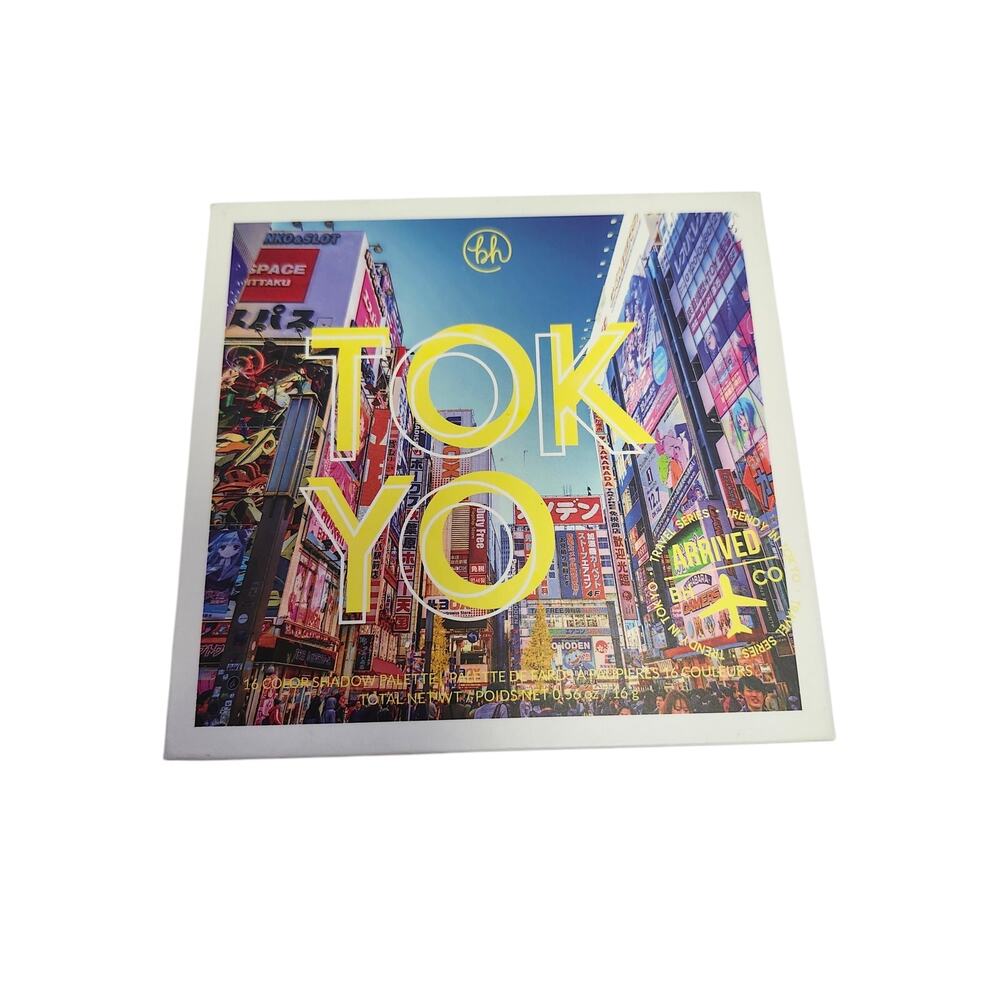 bh Cosmetics, 16 Color Eyeshadow Palette,  Trendy in Tokyo, 4.2 oz NEW